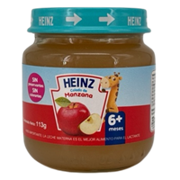 COLADO HEINZ MANZANA FRASCO VIDRIO 113 GRS