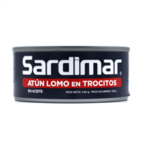 ATUN SARDIMAR AZUL L TROCITOS C/ACEITE 140 GRS