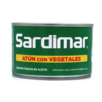 ATUN SARDIMAR C/VEGETALES 230 GRS