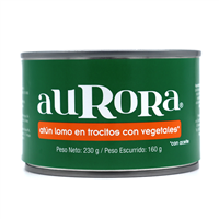 ATUN AURORA TROCITOS C/VEGETALES 230 GRS