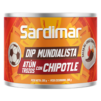 ATUN SARDIMAR DIP MUNDIALISTA TROZOS CON CHIPOTLE 295 GRS
