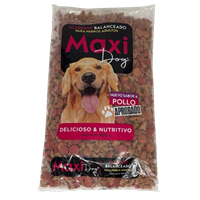 ALIMENTO MAXI DOG PERRO ADULTO BOLSA 900 GRS