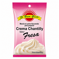 CREMA CHANTILLY EL BUEN GUSTO FRESA BOLSA 70 GRS