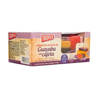 BOCADITOS TRICOPILIA GUAYABA C CAJETA DULCE LECHE CJA 10 UND
