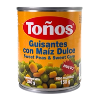 PETIT POIS TOÑOS CON MAIZ DULCE 240 GRS
