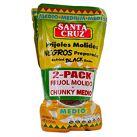 FRIJOL SANTA CRUZ NEGRO MED 400 G + SALSA SANTA CRUZ MED 250